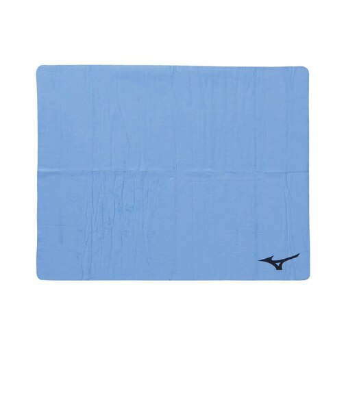 ミズノ（MIZUNO）スイムタオル 水泳 タオル 青 44×68cm N2JYD01019 スイミングタオル 吸水 抗菌 無地 大判