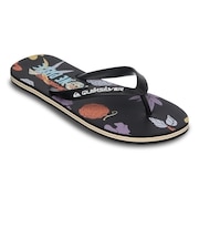 クイックシルバー（Quiksilver）ONE PIECE MOLOKAI ART ビーチサンダル 26SPEQYL100119BLK