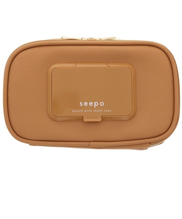 seepoコスメポーチ ベージュ S2289849