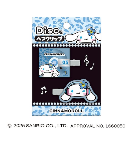 クラックス（CRUX）ディスク風ヘアクリップ シナモロール CR 133498