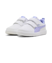 プーマ（PUMA）ガールズ スニーカー スポーツシューズ コートフレックス V3 ドッティホワイト 39875807 カジュアルシューズ