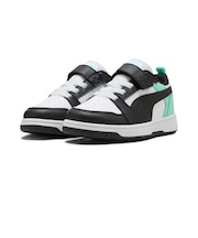 プーマ（PUMA）キッズ スニーカー ボーイズ スポーツシューズ キッズ プーマ リバウンド V6 ロウ スニーカー ホワイト 39741936