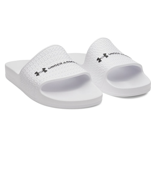アンダーアーマー（UNDER ARMOUR）シャワーサンダル スライド ライト ホワイト 6007528 100 メンズ スポーツサンダル サンダル