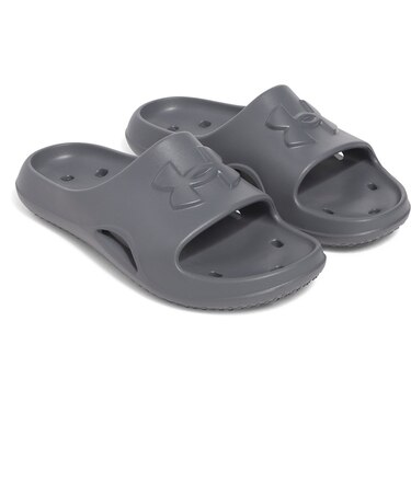 アンダーアーマー（UNDER ARMOUR）シャワーサンダル ロッカー 5 スライド グレー 3028094 025 スポーツサンダル ビーチサンダル