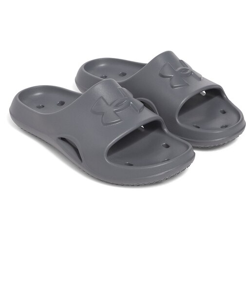 アンダーアーマー（UNDER ARMOUR）シャワーサンダル ロッカー 5 スライド グレー 3028094 025 スポーツサンダル ビーチサンダル