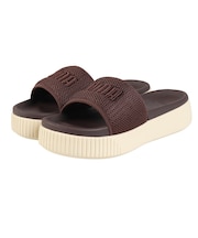 プーマ（PUMA）シャワーサンダル プラットフォームスライドUM ブラウン 40740703