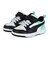 プーマ（PUMA）ジュニアスニーカー スポーツシューズ リバウンドV6 AC+IF ホワイト グリーン 39742036 カジュアルシューズ