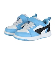 プーマ（PUMA）ジュニアスニーカー スポーツシューズ リバウンドV6 AC+IF ライトブルー 39742034 カジュアルシューズ