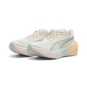 プーマ（PUMA）ランニングシューズ ジョギングシューズ ディヴィエイト ニトロ 4 RC オフホワイト 31290401 反発系 シューズ