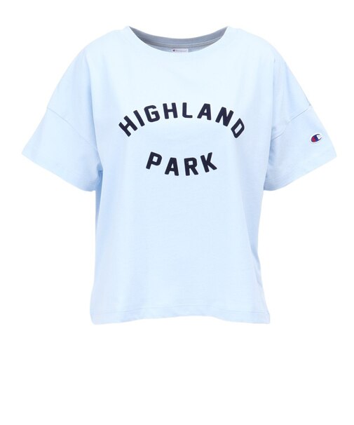 チャンピオン-ヘリテイジ（CHAMPION-HERITAGE）リラックス フロッキープリント 半袖Tシャツ CW-D312  322