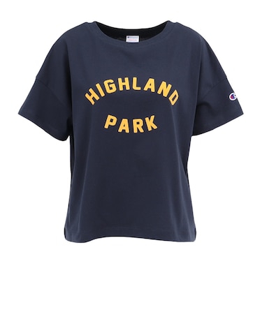 チャンピオン-ヘリテイジ（CHAMPION-HERITAGE）リラックス フロッキープリント 半袖Tシャツ CW-D312  370