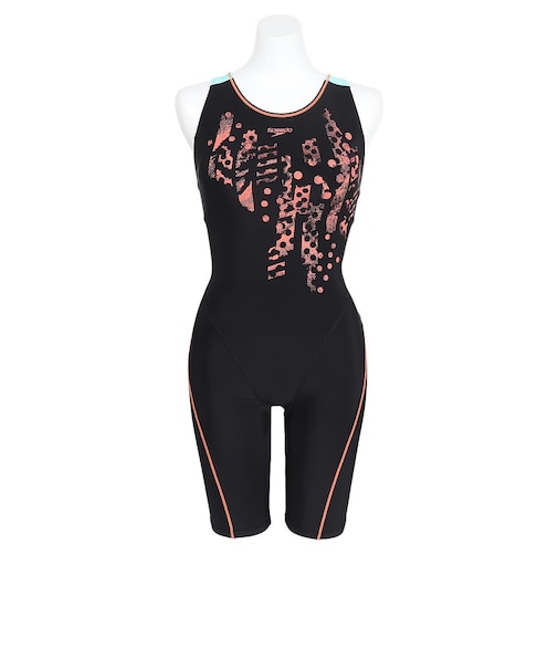 スピード（SPEEDO）フィットネス水着 水泳 CRASH-DOT LO-KNEE SPW12563G KO