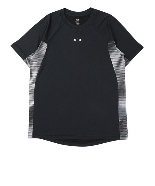 オークリー（OAKLEY）テニスウェア SLANT BLOCKING メッシュ 半袖Tシャツ FOA409036-021