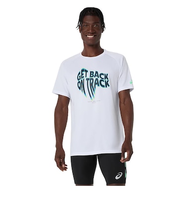 アシックス（ASICS）陸上ウェア トラックグラフィックTシャツ 2091A836.100