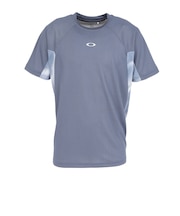 オークリー（OAKLEY）テニスウェア SLANT BLOCKING メッシュ 半袖Tシャツ FOA409036-62C