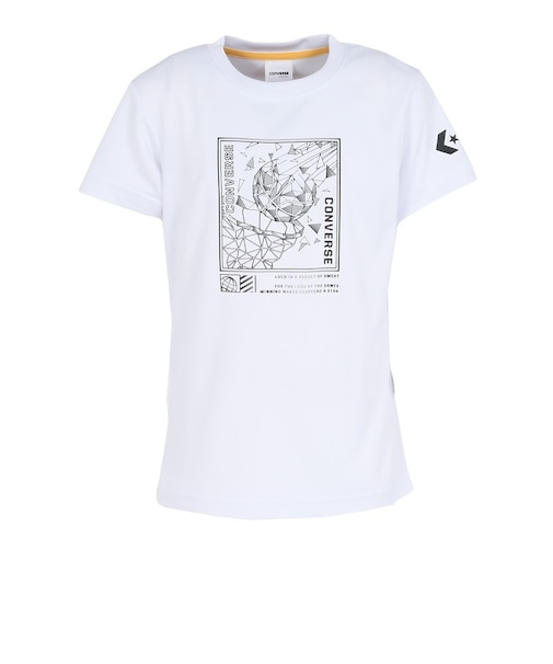 コンバース（CONVERSE）バスケットボールウェア ジュニア プリントTシャツ CB461357-1100
