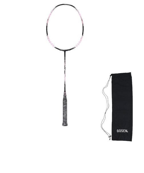 ゴーセン（GOSEN）バドミントンラケット GRAVIATS XFL ピンクブラック BGVXFLPBG7