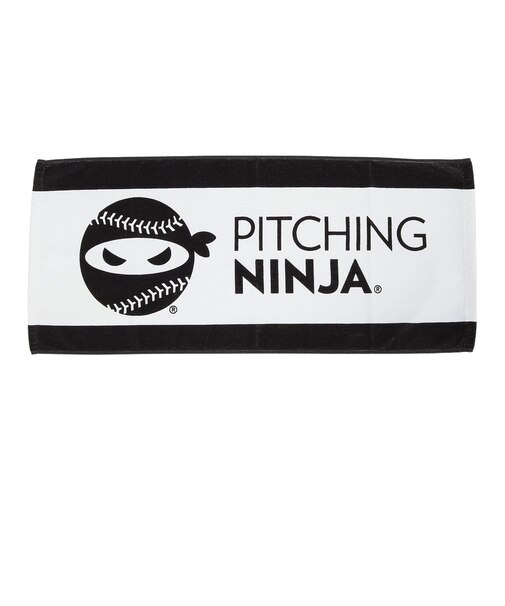 ピッチングニンジャ（PITCHING NINJA ）野球 ロゴフェイスタオル OT1326SS0004-WHT