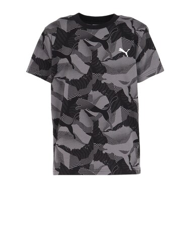 プーマ（PUMA）ESS LOGO LAB ストーリー 2 半袖Tシャツ 694255 01 BLK
