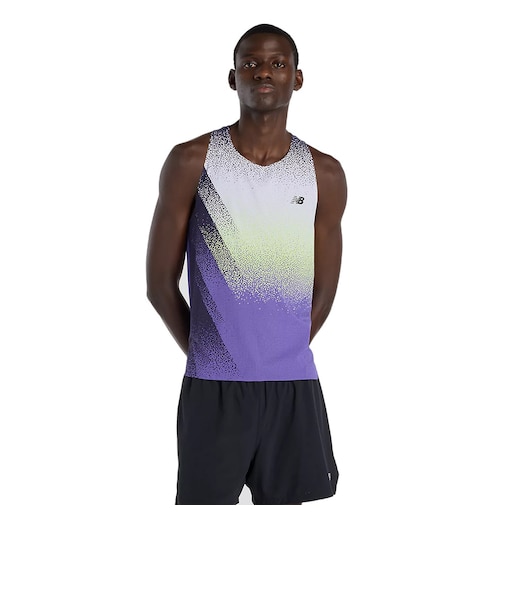 ニューバランス（new balance）Race Day ウルトラライトプリントシングレット MT61934JEPU