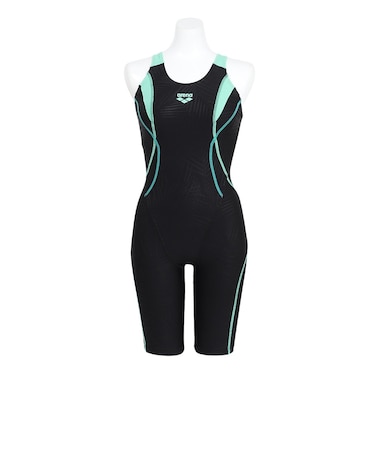 アリーナ（ARENA）フィットネス水着 レディース 水泳 フィットネスワンピース スパッツ AS6SWF12L BKEM