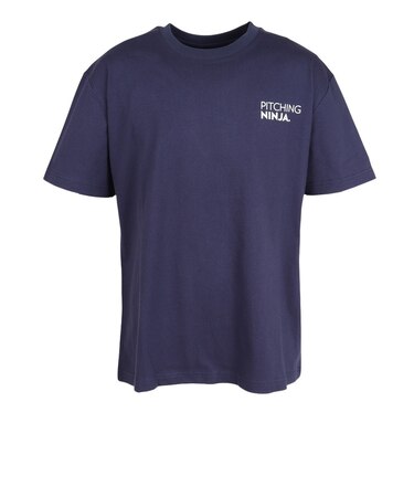 ピッチングニンジャ（PITCHING NINJA ）野球ウェア バックロゴ 半袖 Tシャツ OT0126SS0001-NVY
