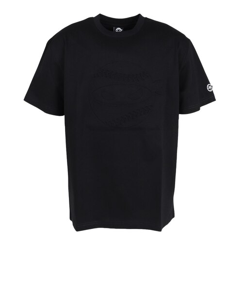ピッチングニンジャ（PITCHING NINJA ）野球ウェア エンボスロゴ 半袖 Tシャツ OT0126SS0002-BLK