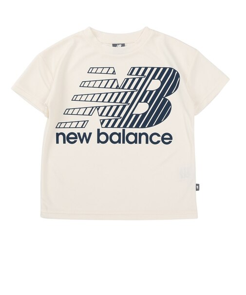 ニューバランス（new balance）ジュニア ポリエステル ビッグロゴ 半袖Tシャツ YT61U536SST