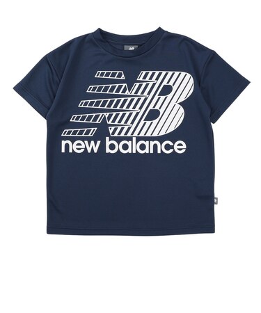 ニューバランス（new balance）ジュニア ポリエステル ビッグロゴ 半袖Tシャツ YT61U536NNY