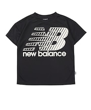 ニューバランス（new balance）ジュニア ポリエステル ビッグロゴ 半袖Tシャツ YT61U536BK