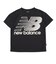 ニューバランス（new balance）ジュニア ポリエステル ビッグロゴ 半袖Tシャツ YT61U536BK