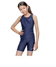 ナイキ（NIKE）スクール水着 ジュニア 女子 水泳 ガールズセパレーツ 紺 120-170サイズ1991126-0019 セパレート水着 女子水着 スパッツ