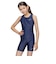 ナイキ（NIKE）スクール水着 ジュニア 女子 水泳 ガールズセパレーツ 紺 120-170サイズ1991126-0019 セパレート水着 女子水着 スパッツ
