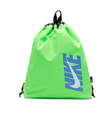 ナイキ（NIKE）水泳バッグ ドローストリングプールバッグ 緑 10L 1994042-0007 スイミングバッグ ドロストバッグ ナップザック 軽量