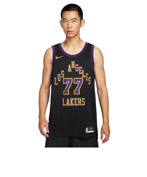 ナイキ（NIKE）ロサンゼルス レイカーズ シティ エディション ドライフィット NBA スウィングマン ジャージー DX8506-014