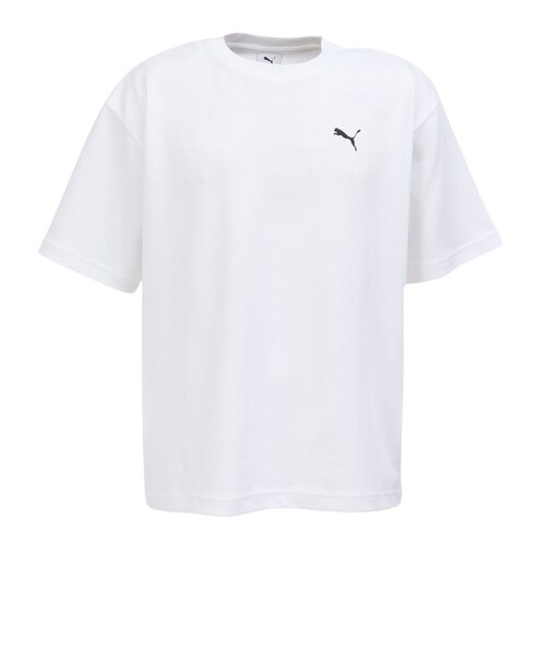 プーマ（PUMA）ESS エレベーテッド MX カモ BK PT 半袖Tシャツ 693749 02 WHT