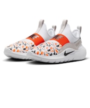ナイキ（NIKE）ジュニアスニーカー スポーツシューズ フレックス ランナー 4 ホワイト オレンジ IO9506-100