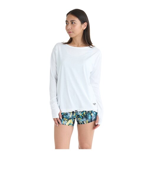 ロキシー（ROXY）フィットネス水着 レディース 水泳 LET IT BE 3点セット タンキニ 長袖ラッシュ 26SPRSW261502GRN