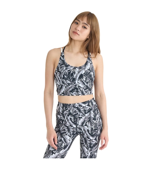 ロキシー（ROXY）フィットネス水着 GLOW YOUR WAY ブラトップ 水陸両用 26SPRBR261517BLK