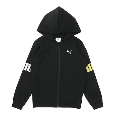 プーマ（PUMA）ガールズ ESS エレベーテッド クール フルジップ フーディ 695788 01 BLK