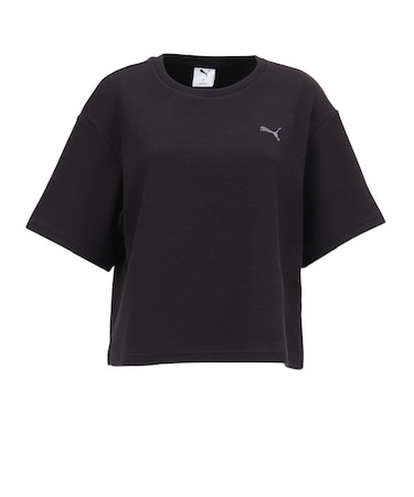 プーマ（PUMA）ESS ELEVATED リラックスド Tシャツ 694090 01 BLK