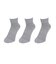 デュアリグ（DUARIG）底パイル ハーフソックス 3足組 6S0095-WASK-894GSA GRY
