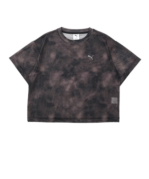 プーマ（PUMA）ESS エレベーテッド シアー AOP 半袖Tシャツ 693772 01 BLK