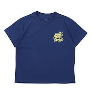 プーマ（PUMA）ボーイズ ミッド90S リラックスド バック グラフィック 半袖 Tシャツ 694225 49 BLU