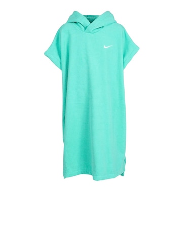 ナイキ（NIKE）水泳 タオル お着替えポンチョ 水色 NESSG840-N468 キッズポンチョ 子供 スイミング レジャー スイムタオル