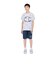 チャンピオン（CHAMPION）ジュニア Tシャツ アンド ショーツセット CK-DSW04 010