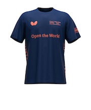バタフライ（Butterfly）卓球ウエア シャツ セルサード・Tシャツ 47820-178