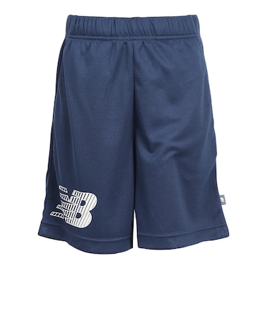 ニューバランス（new balance）ジュニア ポリエステル ビッグロゴショーツ YB6137ZYNNY