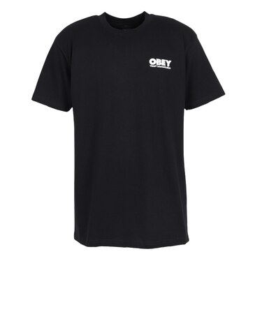 オベイ（OBEY）グローバルシステムズ 半袖Tシャツ 165264303BLKO26P