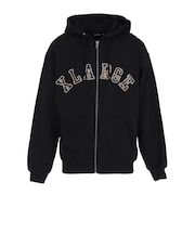 エクストララージ（XLARGE）CAMO PATCH ジップアップ フーディトレーナー 101261012012-BLACK
